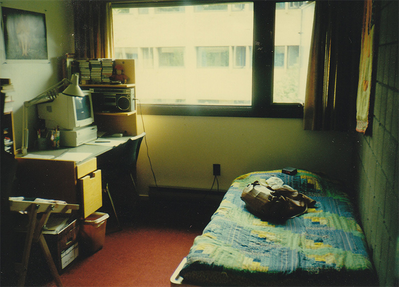 My room at Trent University, 1992