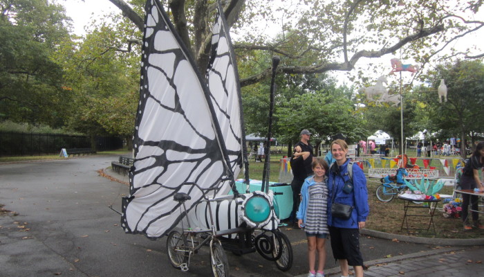Austin Bike Zoo butterfly bicycle