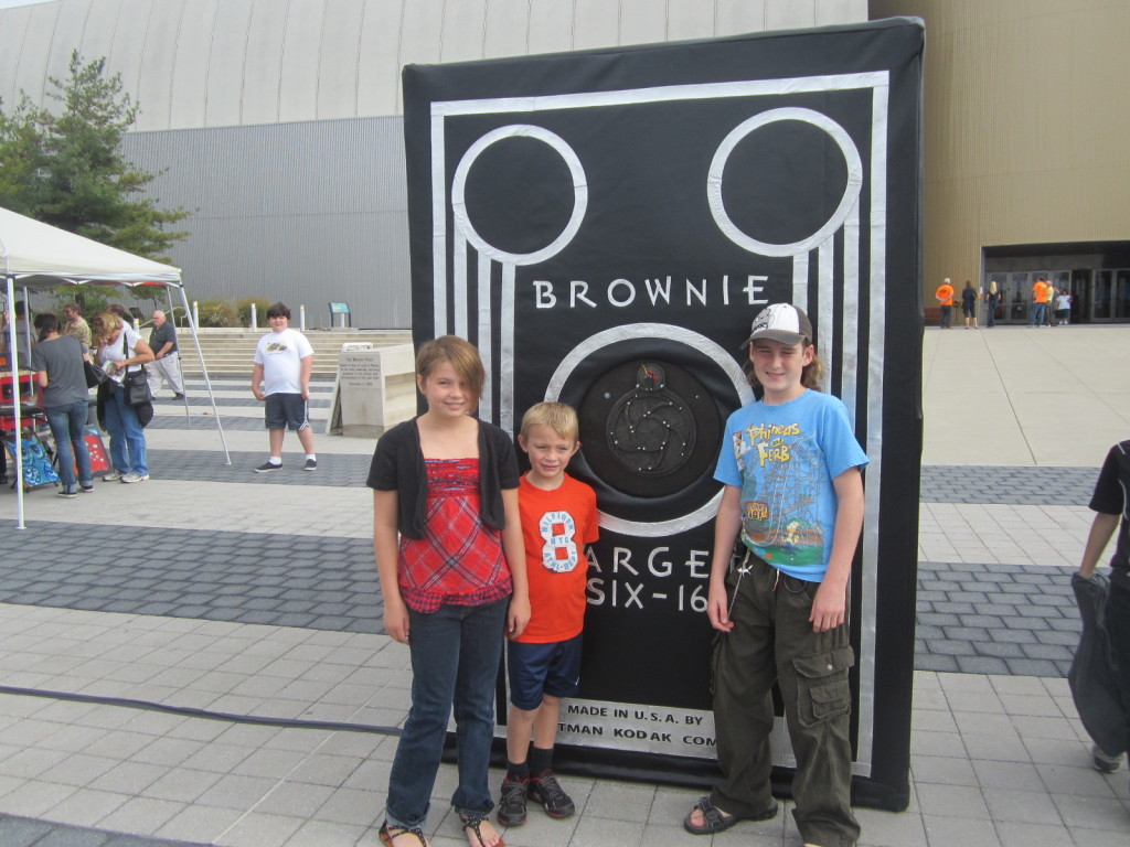 Giant replica of a Brownie camera by Stephen