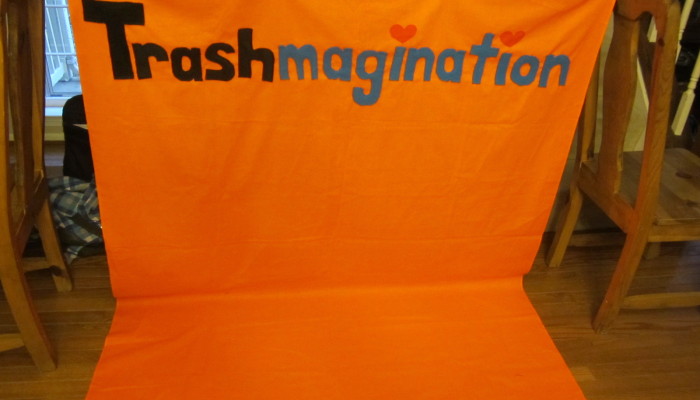The Trashmagination Banner I sewed