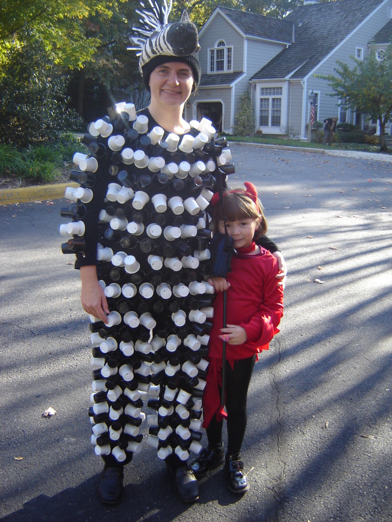 Zebra Costume from Keurig cups