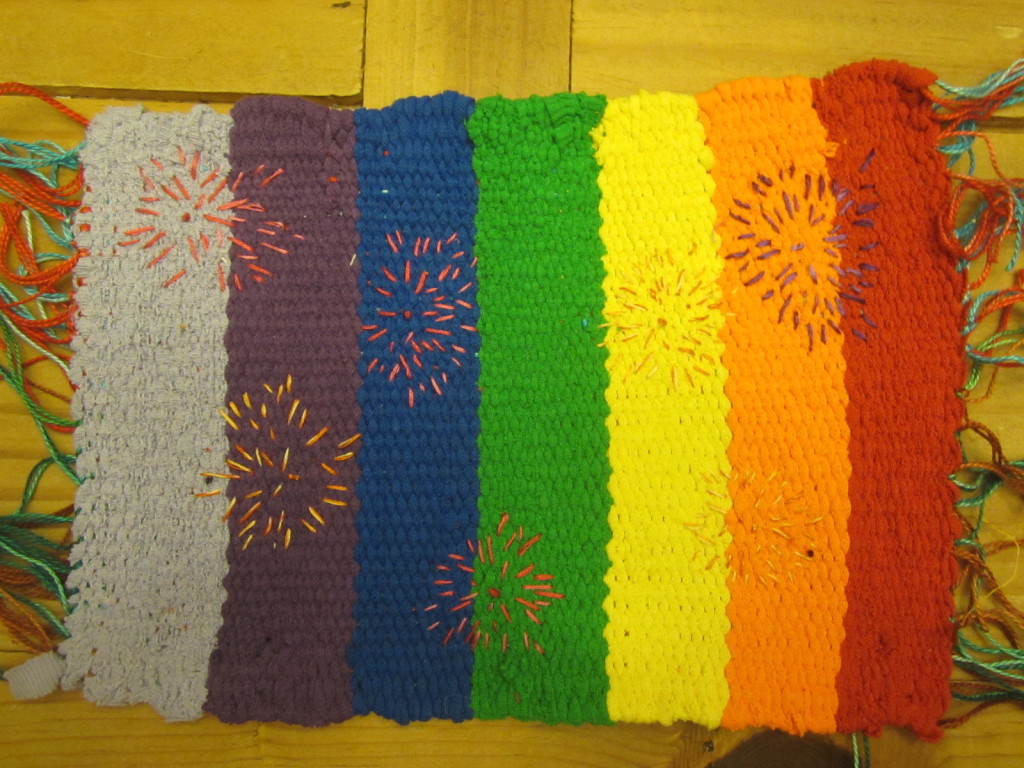 True Colors for my Golden Moments weaving project