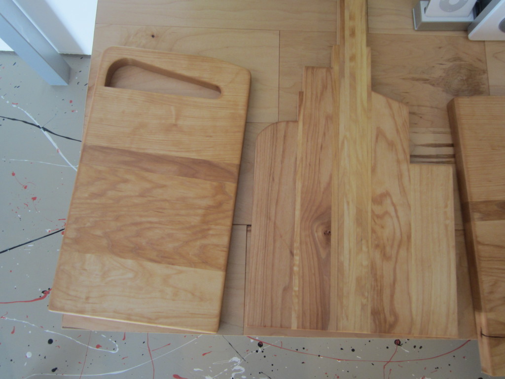 Dale's finished cutting boards
