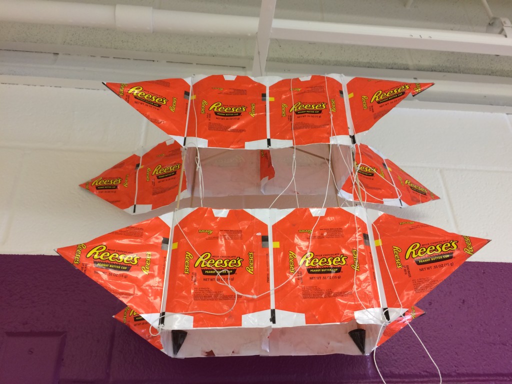 Kite from Reese's Pieces wrappers