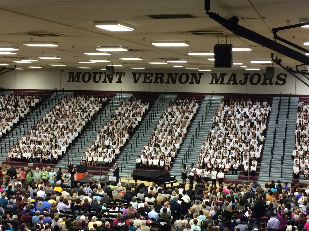 All-County Sixth Grade Choral Festival in April 2015