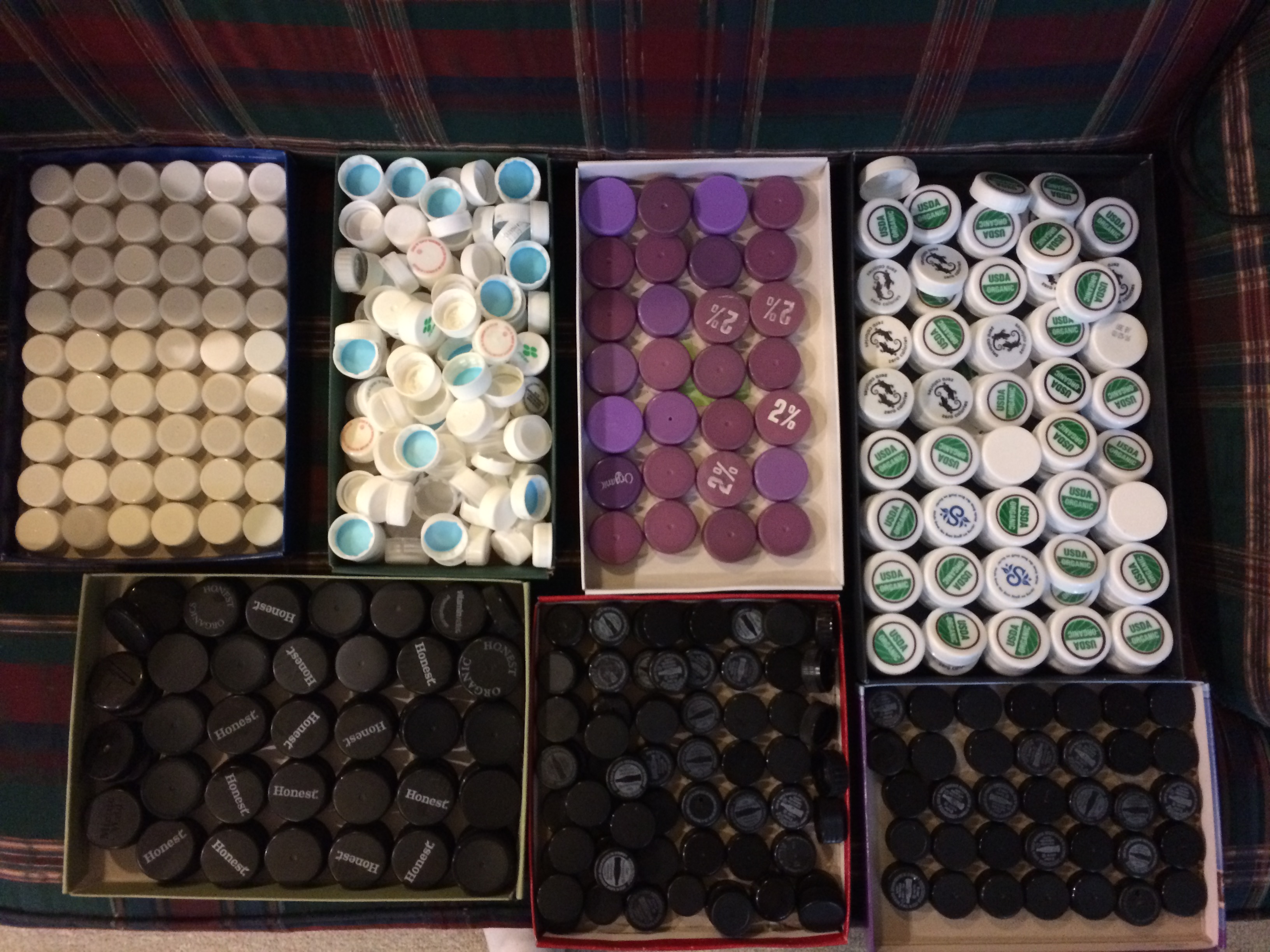 Plastic caps to be drilled for taiko player craft