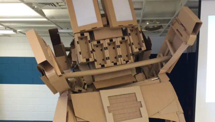 Cardboard Monster at the Kid Museum