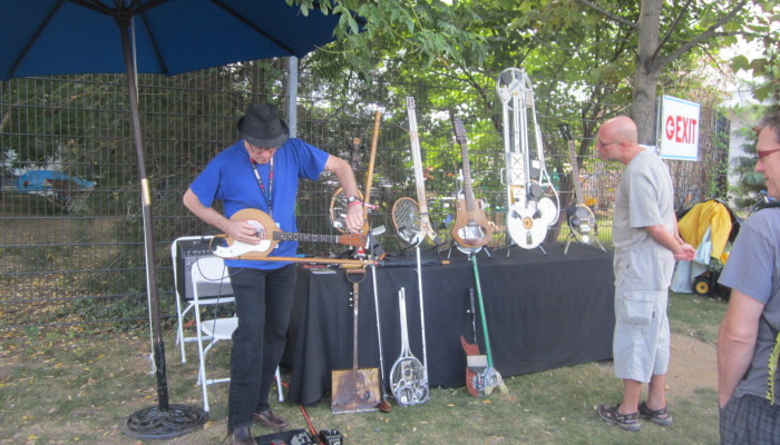Ken Butler's Hybrid Instruments, Maker Faire NYC 2013