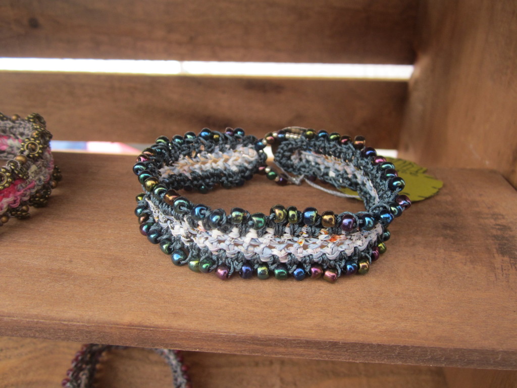 Beaded bracelet made by Linda Goetz Mierke from Jellyfish Jools