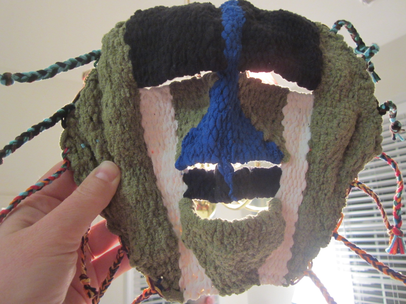 Woven Mask from Recycled T-Shirts