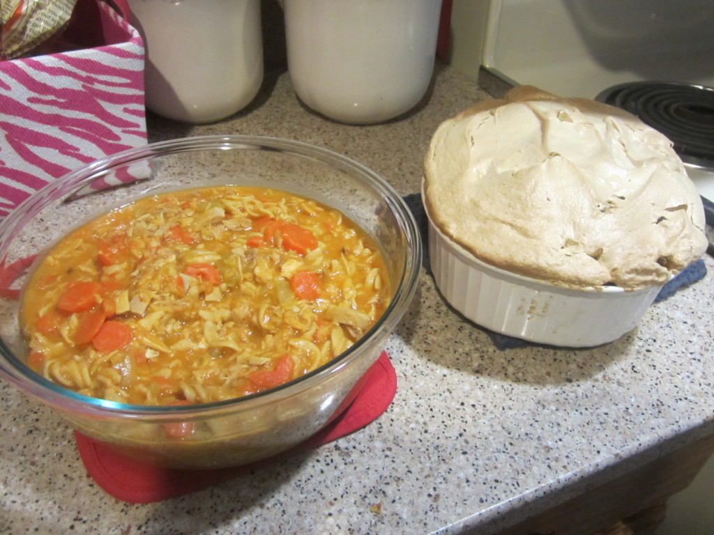 Reducing Food Waste – Chicken Soup and Bread Pudding