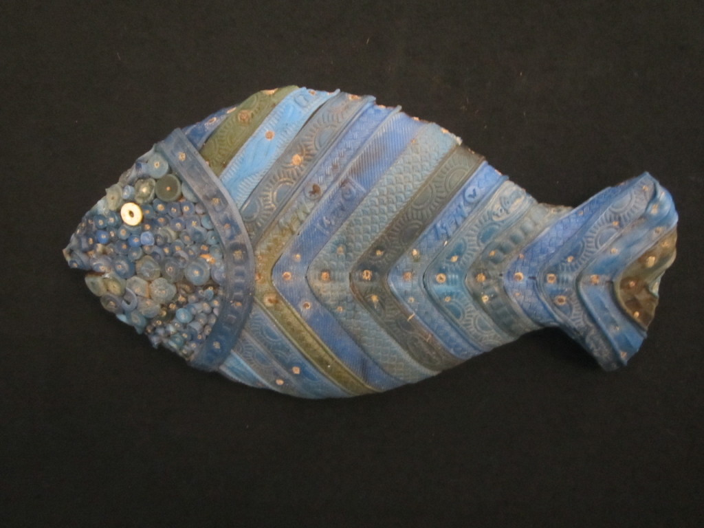 Fish from plastic components of flip flops