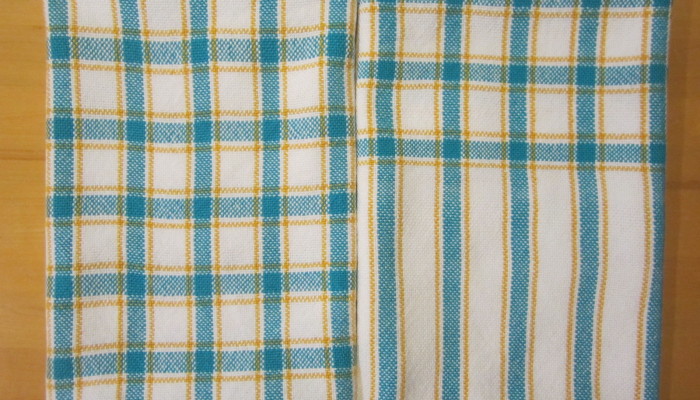 My two hand-woven towels