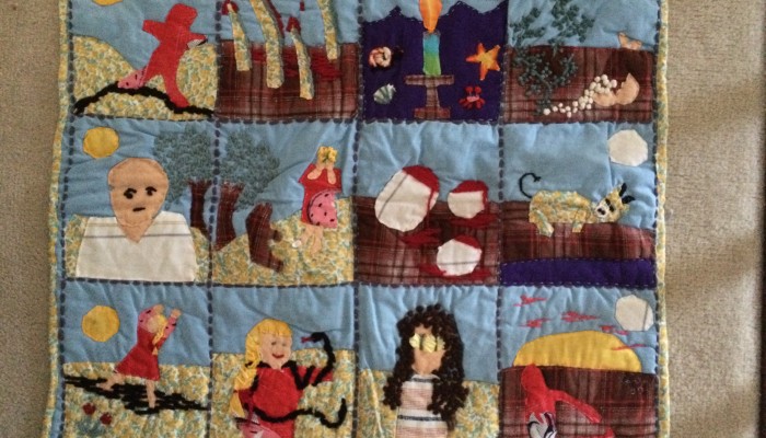 Quilt for "When I Was Walking"
