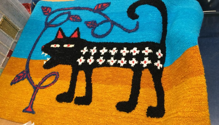 One of Michael Heilman's fantasy animal rugs