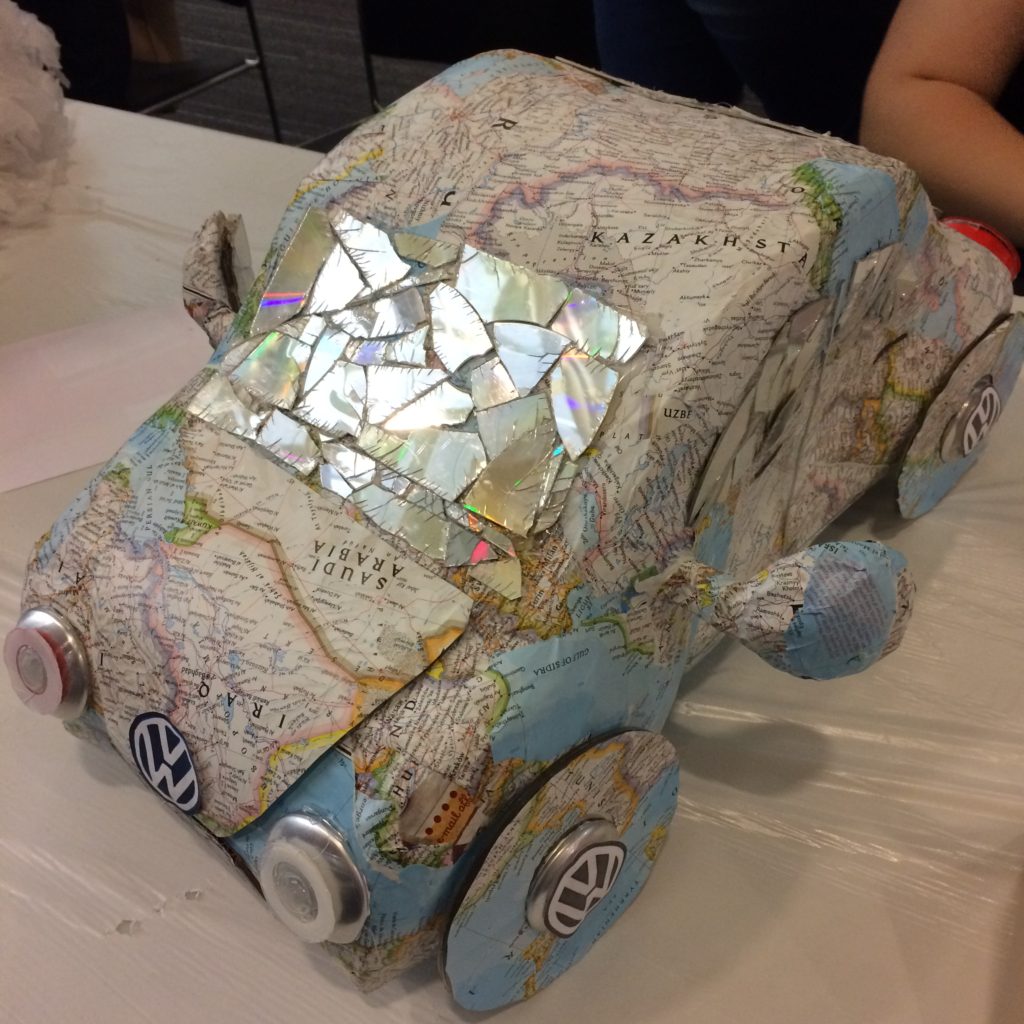 Car Recycled Art by Rei Rodriguez from South Carroll High School