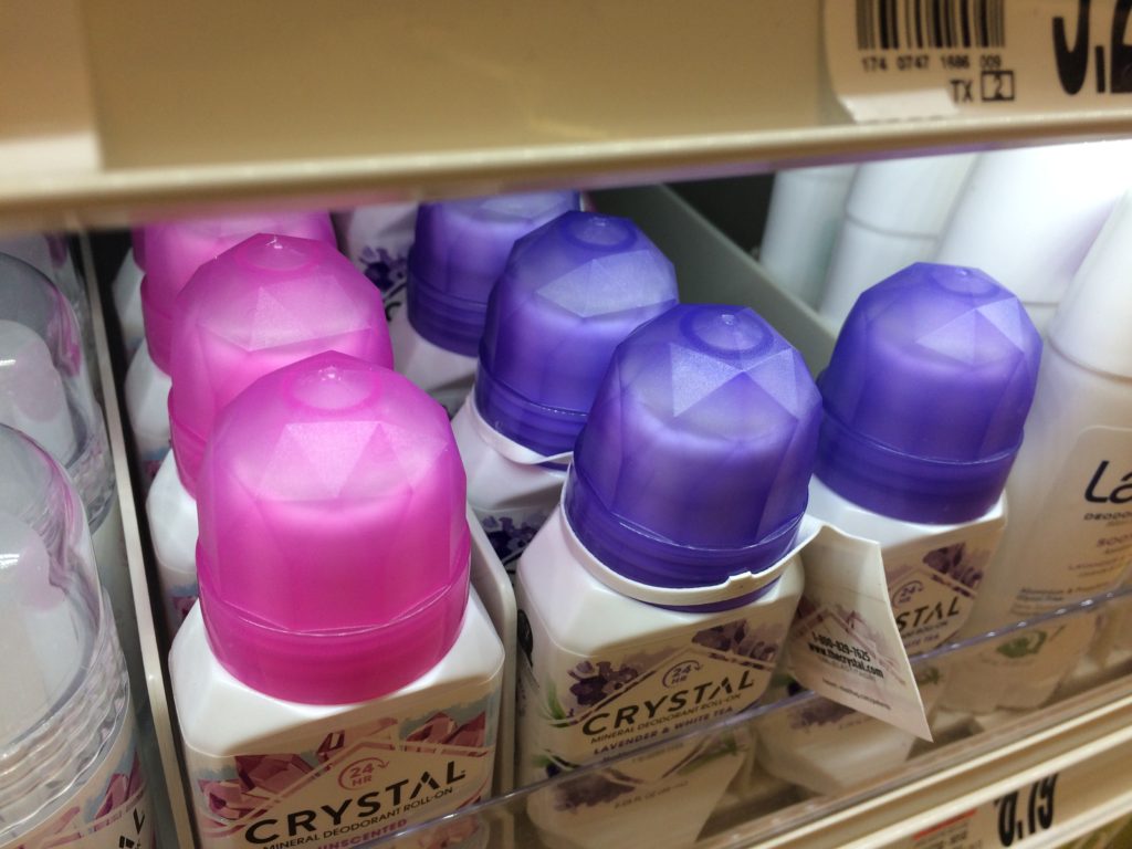 Gem shaped lids like on these Crystal deodorant
