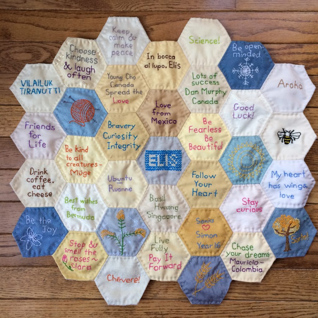 The Year 16 Scholarship Fundraising Quilt